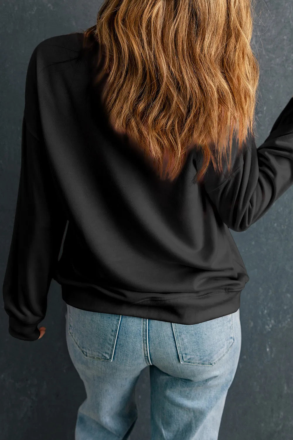 Sudadera de manga larga y cuello redondo SPOOKY